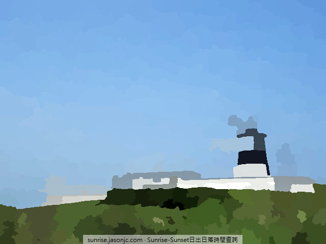 （日出日落時間Sunrise&Sunset）富貴角燈塔Fugui Cape Lighthouse（台灣新北市石門區Shimen District, New Taipei City, Taiwan）